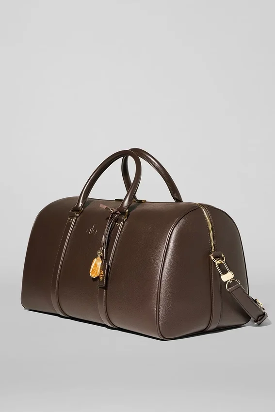 Alo Voyage Duffle - Espresso Leather