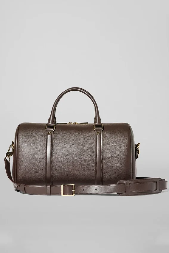 Alo Voyage Duffle - Espresso Leather