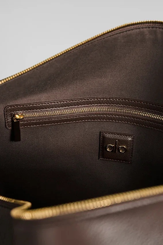 Alo Voyage Duffle - Espresso Leather