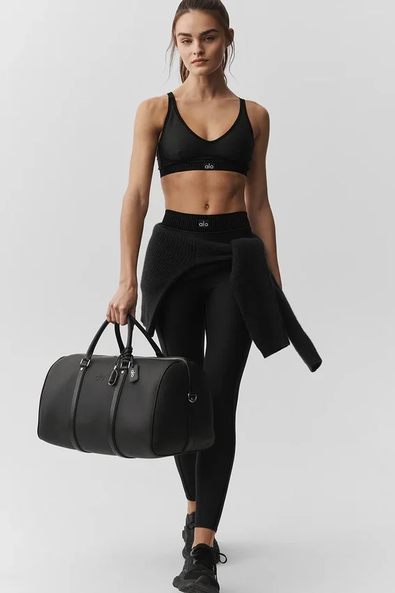 Alo Voyage Duffle - Espresso Leather