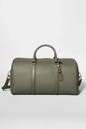 Alo Voyage Duffle - Olive Tree Leather