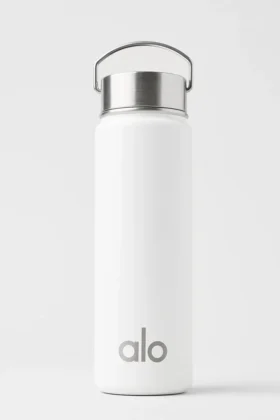 Alo Water Bottle - White