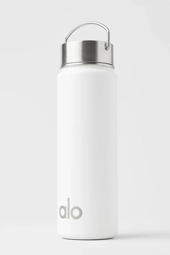 Alo Water Bottle - White
