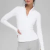 Alosoft 1/2 Zip Rapid Pullover - White