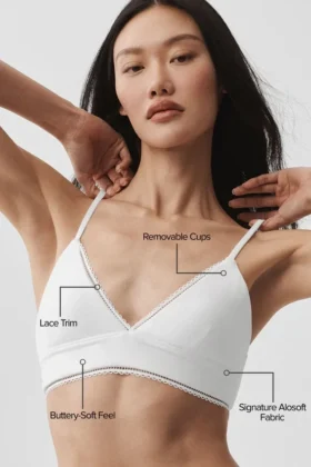 Alosoft Affection Bra – White