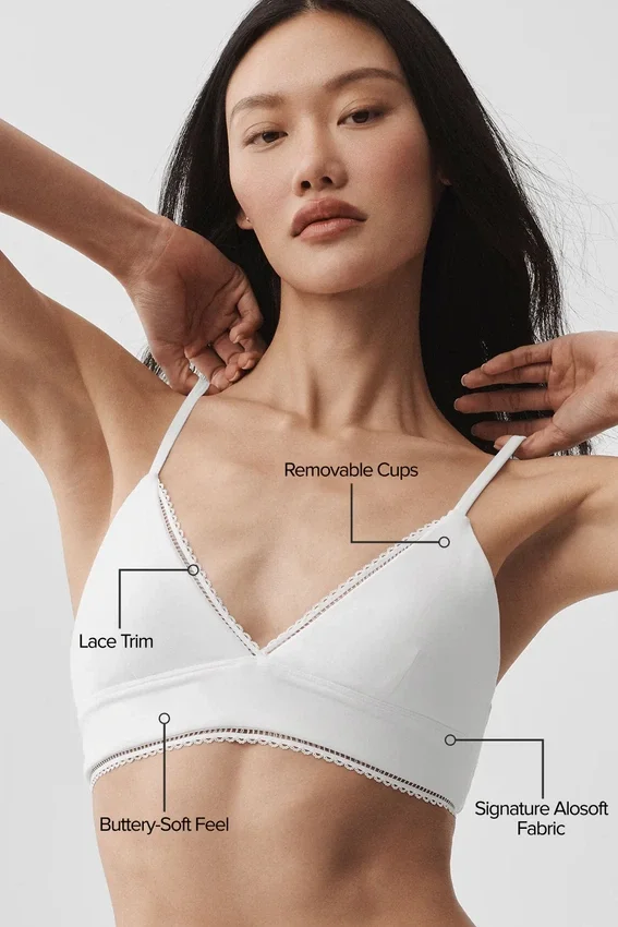 Alosoft Affection Bra - White