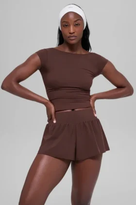 Alosoft Back for More Tee - Brownstone