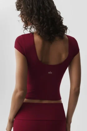 Alosoft Back for More Tee – Summer Romance Red