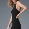 Alosoft Backspin Dress - Black