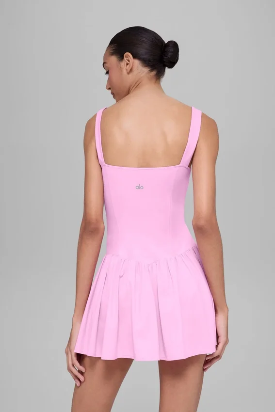 Alosoft Break Point Tennis Dress - Candy Heart Pink