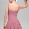 Alosoft Break Point Tennis Dress - Pink Wild Rose