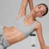 Alosoft Center Stage Bra - Athletic Heather Grey