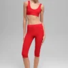 Alosoft Center Stage Bra - Bright Red