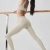 Alosoft Center Stage Bra - Oatmeal Heather