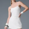 Alosoft Courtside Tennis Dress - White
