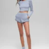 Alosoft Crop Finesse Long Sleeve - Winter Frost