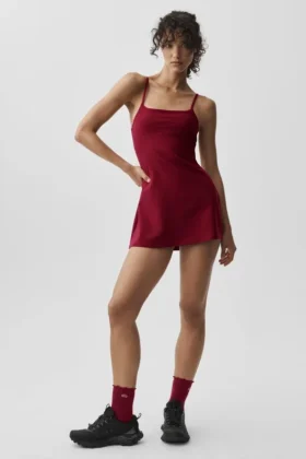 Alosoft Encore Tennis Dress – Summer Romance Red