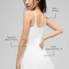 Alosoft Encore Tennis Dress - White