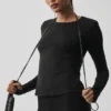 Alosoft Finesse Long Sleeve - Black