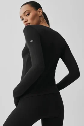 Alosoft Finesse Long Sleeve – Black