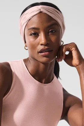Alosoft Headband – Pink Quartz Heather