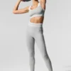 Alosoft High-Waist 7/8 Better Together Legging - Athletic Heather Grey