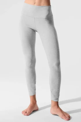 Alosoft High-Waist 7/8 Highlight Legging – Athletic Heather Grey