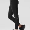 Alosoft High-Waist 7/8 Highlight Legging - Black