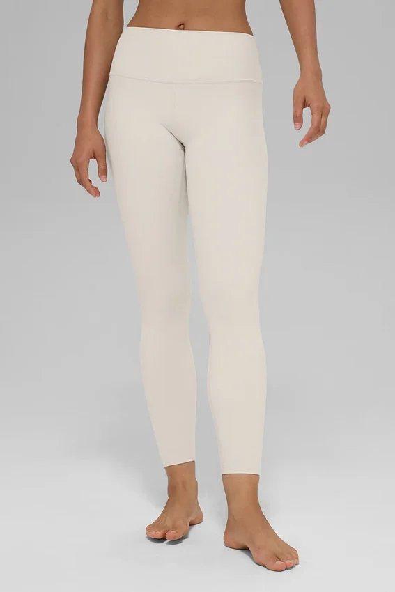 Alosoft High-Waist 7/8 Highlight Legging - Bone
