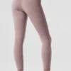 Alosoft High-Waist 7/8 Highlight Legging - Dark Pink Quartz Heather