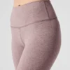 Alosoft High-Waist 7/8 Highlight Legging - Dark Pink Quartz Heather