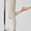 Alosoft High-Waist 7/8 Highlight Legging - Oatmeal Heather