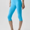 Alosoft High-Waist Iconic 90'S Capri - Azure Blue