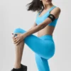 Alosoft High-Waist Iconic 90'S Capri - Azure Blue