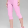 Alosoft High-Waist Iconic 90'S Capri - Candy Heart Pink