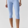 Alosoft High-Waist Iconic 90'S Capri - Light Provence Blue