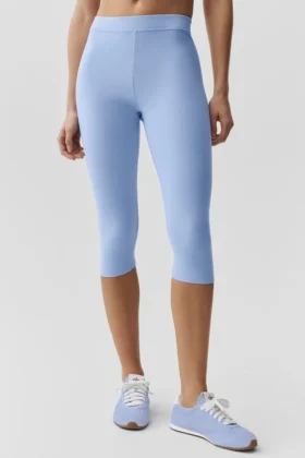 Alosoft High-Waist Iconic 90'S Capri - Light Provence Blue