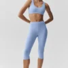 Alosoft High-Waist Iconic 90'S Capri - Light Provence Blue