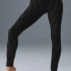 Alosoft High-Waist Sunray Legging - Black/White