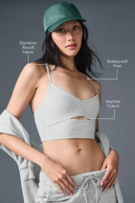 Alosoft Highlight Bra – Athletic Heather Grey