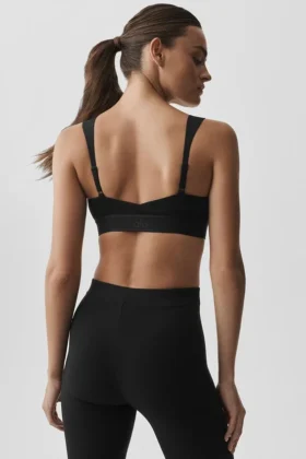 Alosoft Molded Showcase Bra – Black