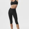 Alosoft Molded Showcase Bra - Black