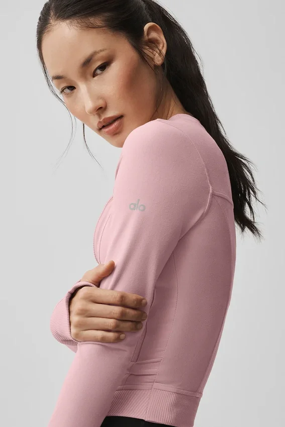 Alosoft Recharge Jacket - Vintage Pink