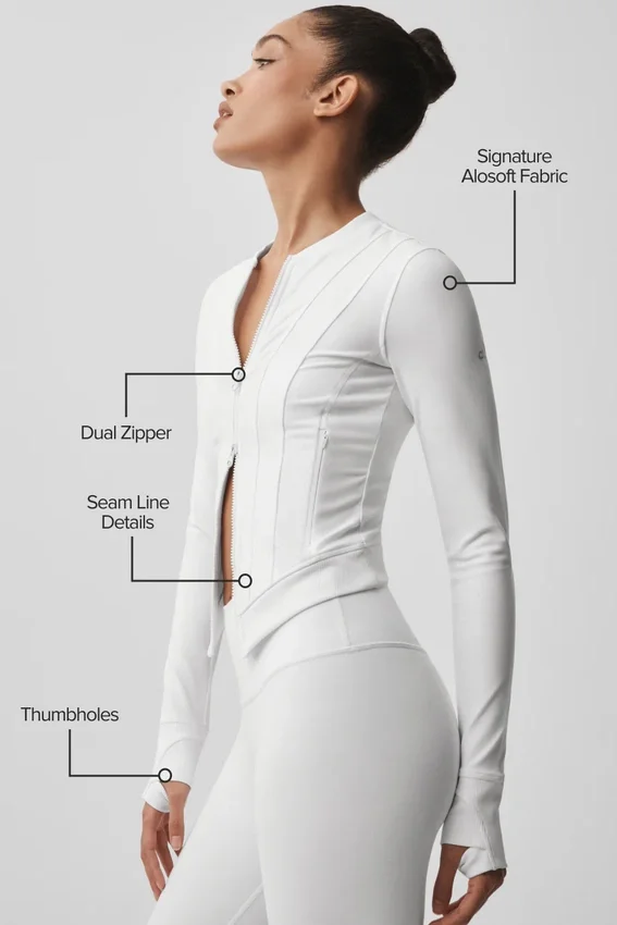 Alosoft Recharge Jacket - White