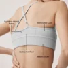 Alosoft Relay Bra - Athletic Heather Grey/White