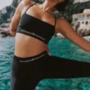 Alosoft Relay Bra - Black/White
