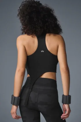 Alosoft Ribbed Revelation Tank – Black