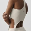 Alosoft Ribbed Revelation Tank - Oat Milk