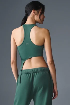 Alosoft Ribbed Revelation Tank – Winter Ivy
