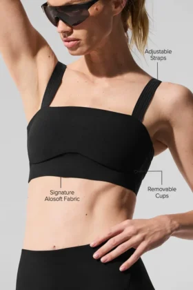 Alosoft Serve It up Bra – Black
